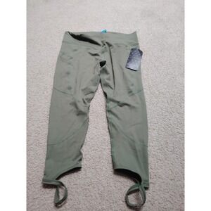 VIE Active Leggings Hunter Green Cropped NWT Women's XL $92